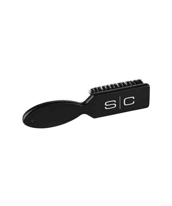 StyleCraft Professional Fade & Cleaning Barber Brush w/ 100% Natural Bristles & Wood Handle (SCBFB)