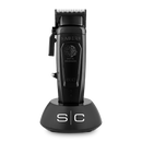 StyleCraft Saber 2.0 Cordless Modular Clipper w/ High-Torque Digital Brushless Motor - Black (SC617B)