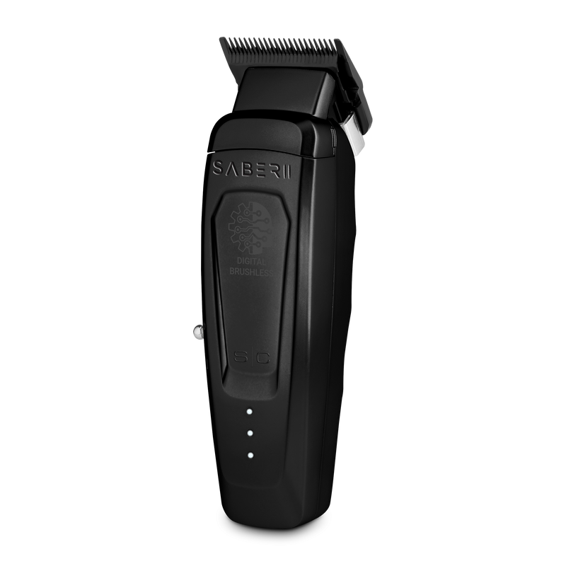 StyleCraft Saber 2.0 Cordless Modular Clipper w/ High-Torque Digital Brushless Motor - Black (SC617B) [PRE-ORDER]