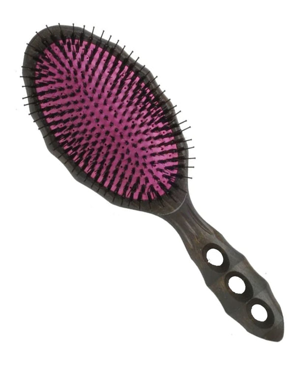 YS Park Tortoise Wood Air Vent Cushion Eco Styler Hair Brush (BR90CC2)