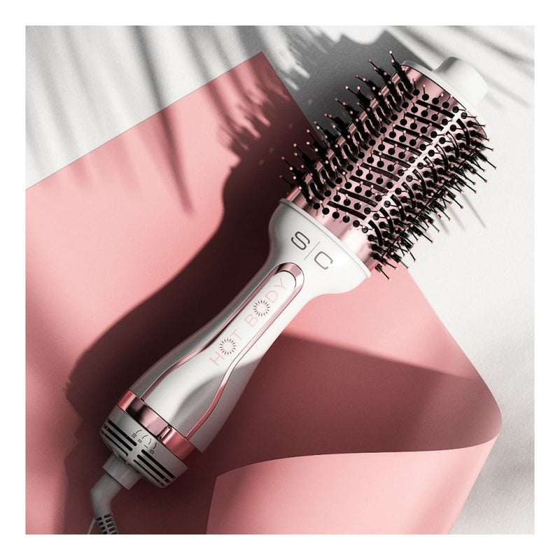 Online Brands Gem Hot Air Styling Brush for Dry Style Volume Black/Rose  Gold : : Health & Personal Care