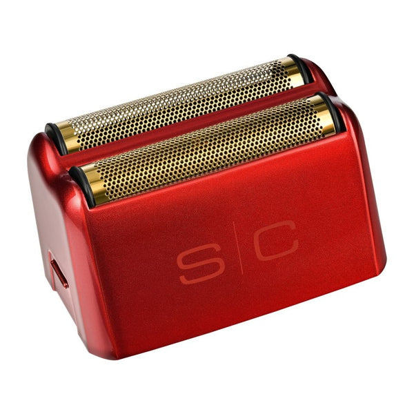 StyleCraft Gold Titanium Replacement Foil Head for Prodigy Shaver - Red (SCGRFAZWPR)