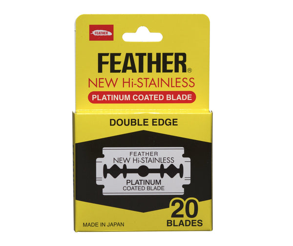 Feather Hi-Stainless Double Edge Replacement Blades (20 pack)