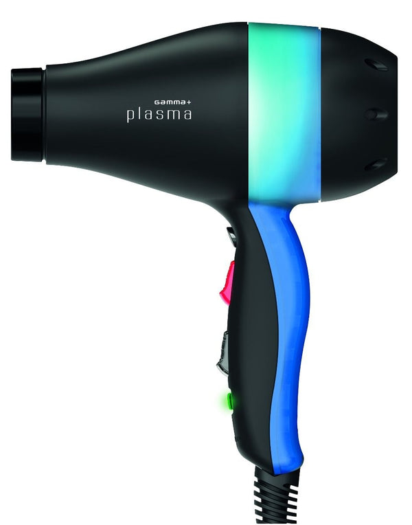 Gamma+ Plasma Professional Hair Dryer - Matte Black & Blue
