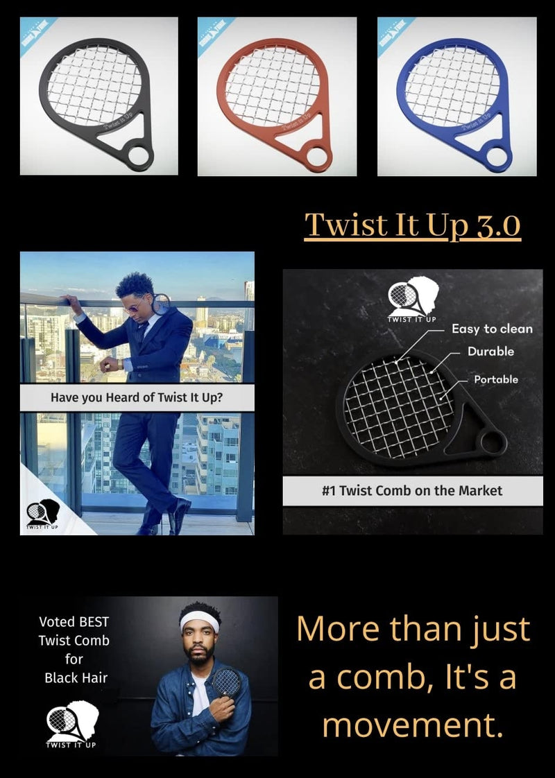 Twist It Up v3 Comb - Black