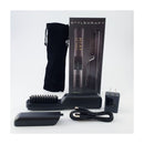 Gamma+ Heat Stroke Cordless Beard & Styling Hot Brush - Black