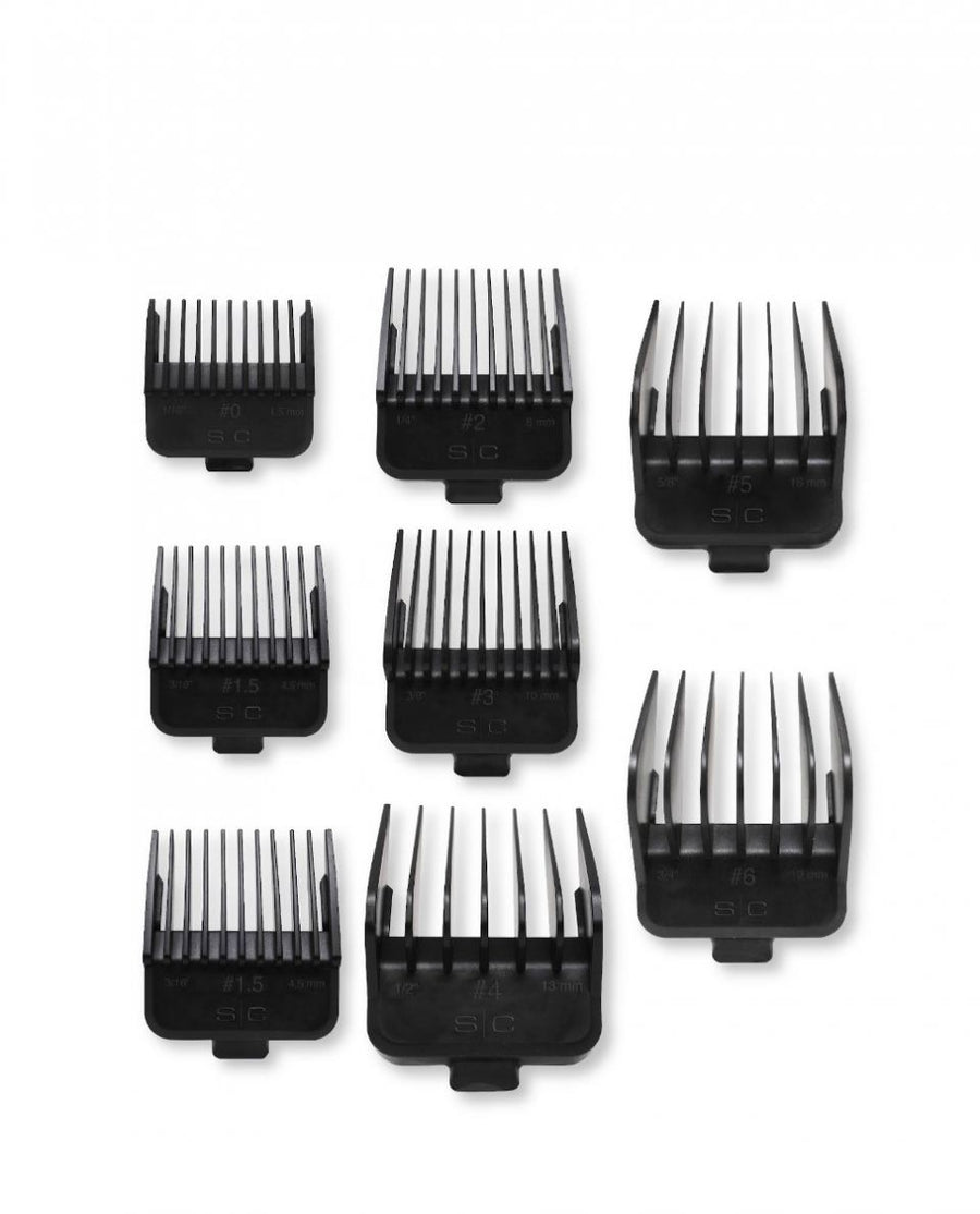StyleCraft 8pc Universal Magnetic DUB Clipper Guards (SCDMGB)