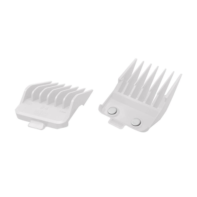 StyleCraft Universal Magnetic Dub Clipper Guards - White (8 Pack)