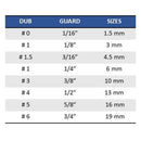 StyleCraft Universal Magnetic Dub Clipper Guards - White (8 Pack)