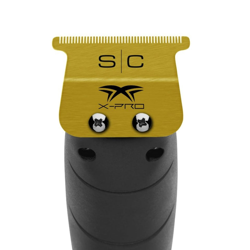 StyleCraft Wide Gold X-Pro Fixed Replacement Trimmer Blade w/DLC Deep Tooth Cutter (SC516G)
