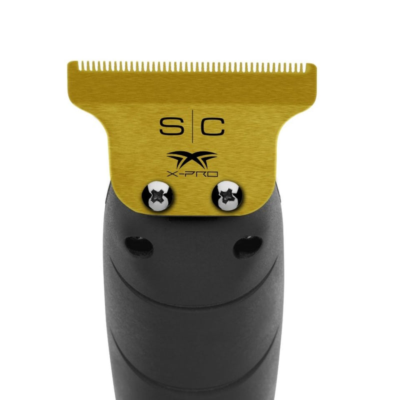 StyleCraft Classic Gold X-Pro Fixed Replacement Trimmer Blade w/DLC Deep Tooth Cutter (SC516G)