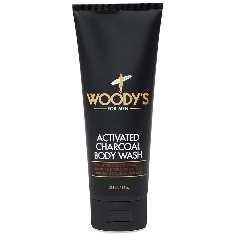 Woody's Activated Charcoal Body Wash (236ml/8oz)