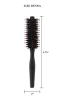 Cricket Static Free RPM Black Round Brush - Boar