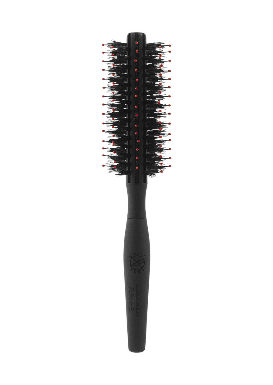 Cricket Professional Static Free Haarbürste – 8-reihige Rundbürste Ohne Statische Aufladung