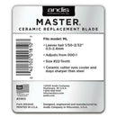 Andis Master Ceramic 22-Tooth Replacement Blade (01810)