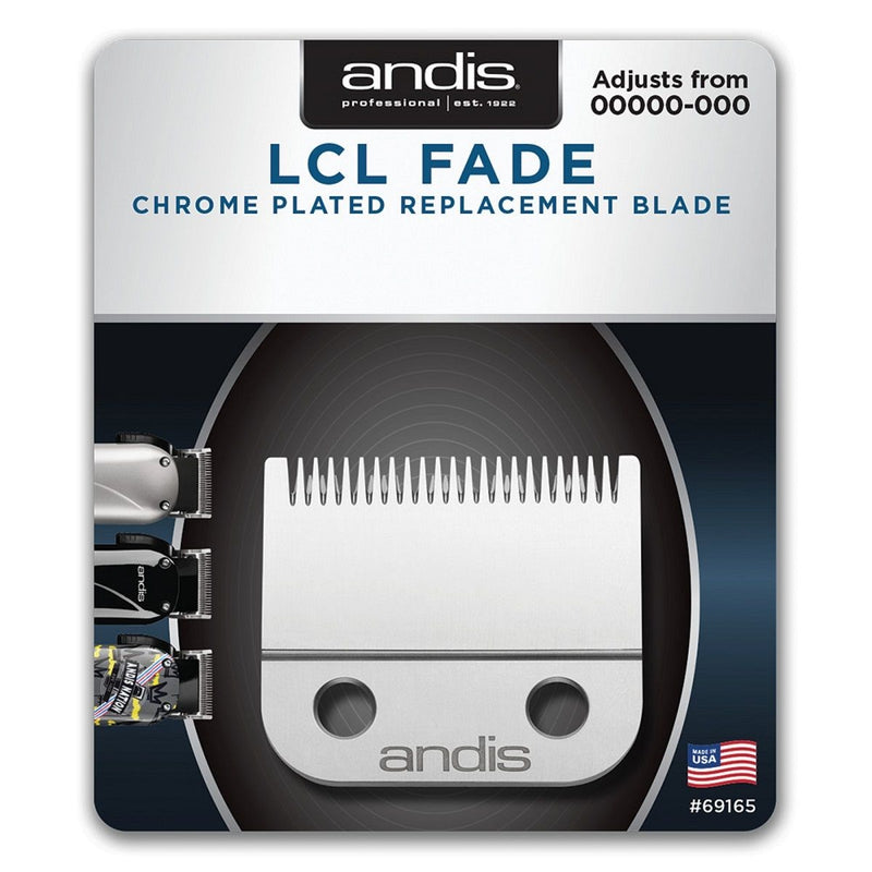 Andis LCL Fade Chrome Plated Replacement Blade - Size 00000 - 000 (69165)