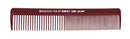 Krest Heat Resistant 7 1/2" Extra Large Square Flat Back Burgundy Goldilocks Styling Cutting Comb (G30)