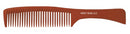 Krest Heat Resistant 8 3/4" Large Handle Feathered Bone Comb w/ Coarse Teeth (BO613)