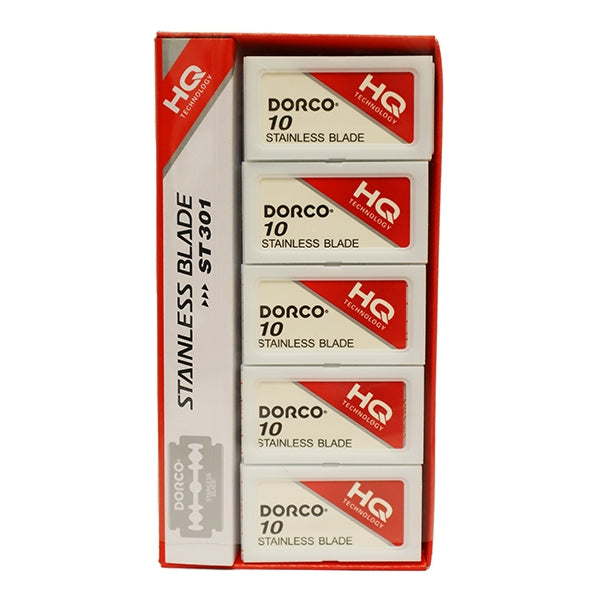 Dorco ST-301 Stainless Steel Blades - 100 pack (D212)