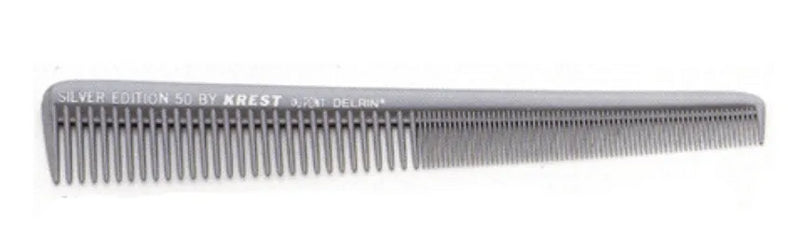 Krest Goldilocks Silver Edition 7 1/2" Tapering/Barber Comb (SE50)