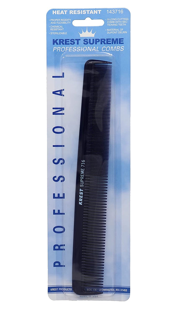 Krest Supreme 8 1/2" Extra Long Cutting Comb (No. 716)