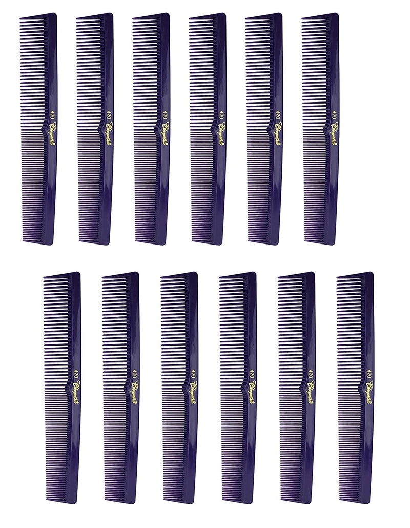 Krest Cleopatra 7" All-Purpose Cutting Combs (No. 420) - 12 pack
