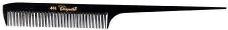Krest Cleopatra 8 1/2" Extra Fine Tooth Rattail Comb (No. 441) - 12 pack