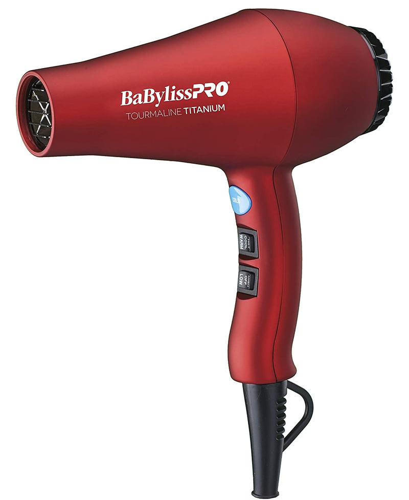 BaByliss PRO Tourmaline Titanium 3000 Hair Dryer - Red (BTT5585)