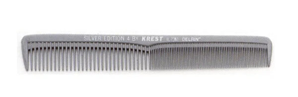 Krest Goldilocks Silver Edition 7" All Purpose Styling Comb (SE4)