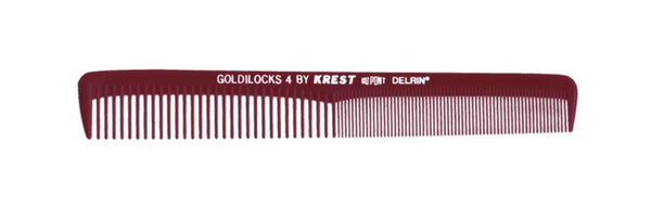 Krest Goldilocks Heat-Resistant 7" All-Purpose Styling Comb (G4)