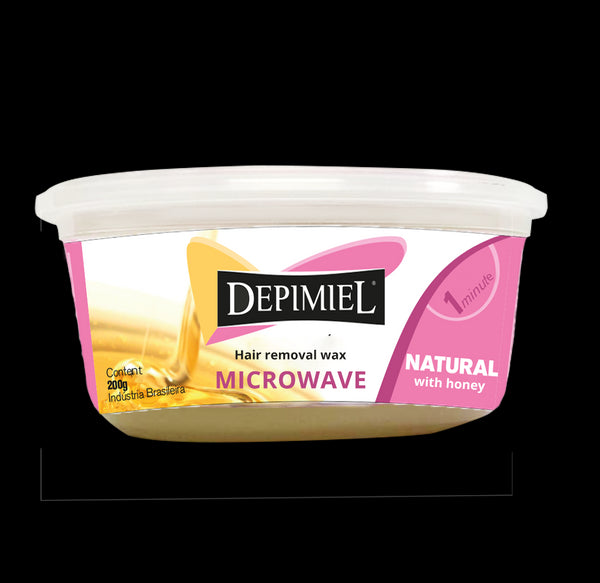Depimiel Hard Wax Natural Microwave Wax (200g/7.04oz)