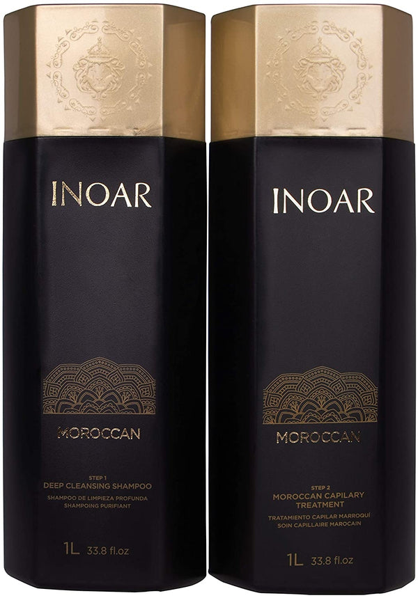 Inoar Professional G. Hair Moroccan Smoothing Treatment Kit (2 x 1L/33.8oz)