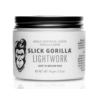Slick Gorilla Lightwork Clay w/ Matte Finish & Light to Medium Hold (70g/2.5oz)