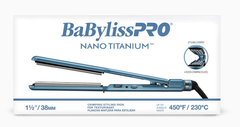 BaByliss PRO Nano Titanium Styling Crimping Iron (BNTCRL3073TUC)