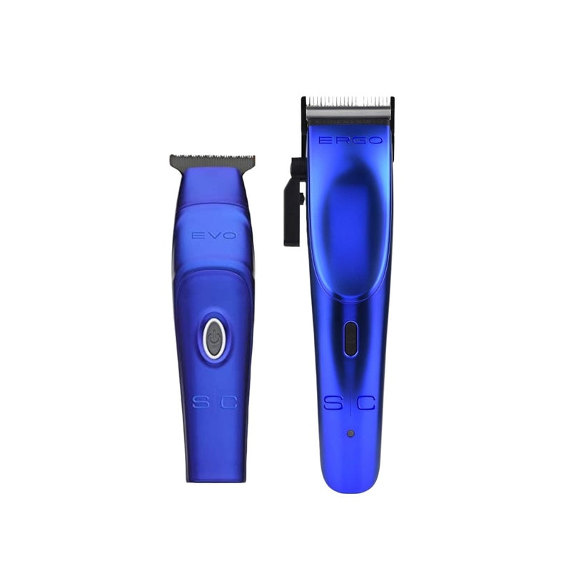 StyleCraft Ergo Magnetic Motor Cordless Hair Clipper (SCMECB) + Magnetic Motor Cordless Hair Trimmer (SCELT) Bundle