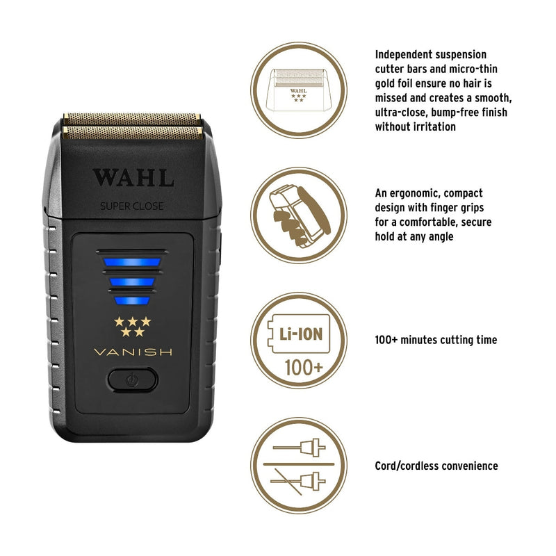  Wahl Professional  5 Star Vanish Shaver For Professional  Barbers and Stylists - 8173-700 : Beauty & Personal Care