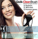 Qwik-Clean Easy Clean Detangling Hair Brush w/ Retractable Bristles