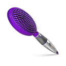 Qwik-Clean Easy Clean Detangling Hair Brush w/ Retractable Bristles