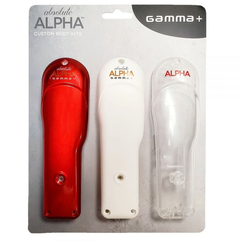 Gamma+ Absolute Alpha Custom Body Lids - Clear, Red, & Matte White (Clipper Not Included)