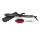 Olivia Garden Titanium + Ion Curling Iron - 1 1/4" + Free Detangling Brush