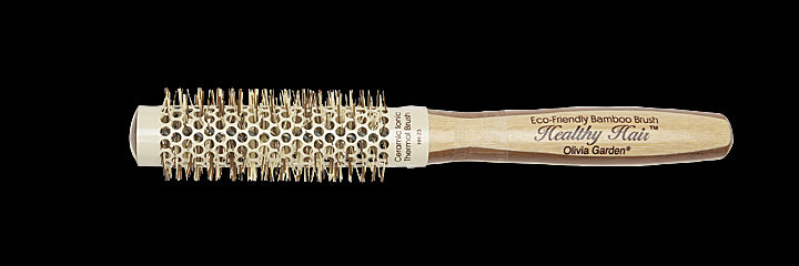 Olivia Garden Healthy Hair Eco Friendly Natural Bamboo Ceramic Ionic Thermal Brush Collection (HHT)
