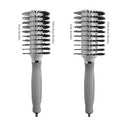 Olivia Garden Ceramic + Ion Turbo Vent Oval Twin & 100% Boar Brush