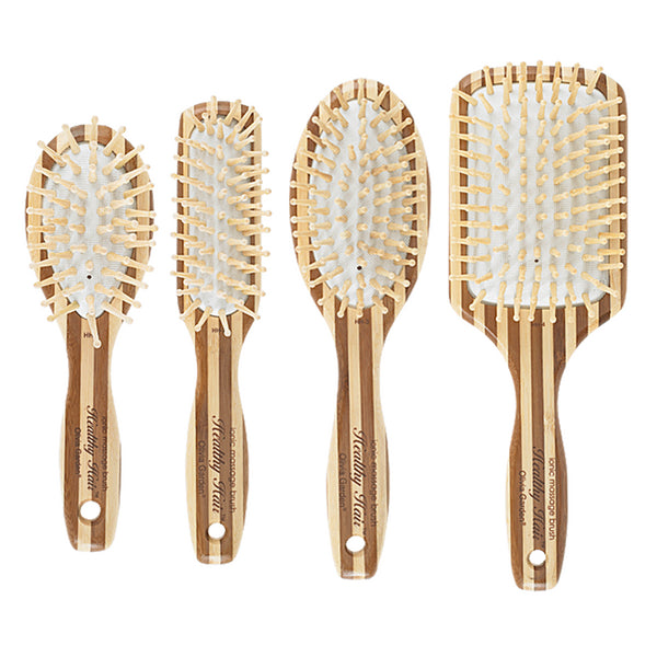 Olivia Garden Healthy Hair Eco Friendly Bamboo Ionic Massage Paddle Collection
