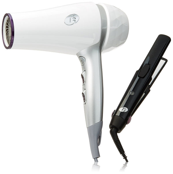 T3 Featherweight 2 Hair Dryer + FREE SinglePass Compact Flat Iron .8"