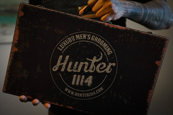 Hunter 1114 Vintage Luxury Men's Grooming Case