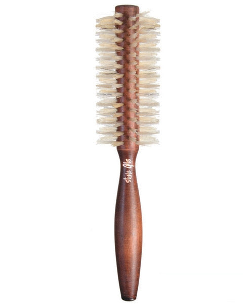 Style GLS White Torino 100% All Natural White Boar Bristle Barrel Brush Collection