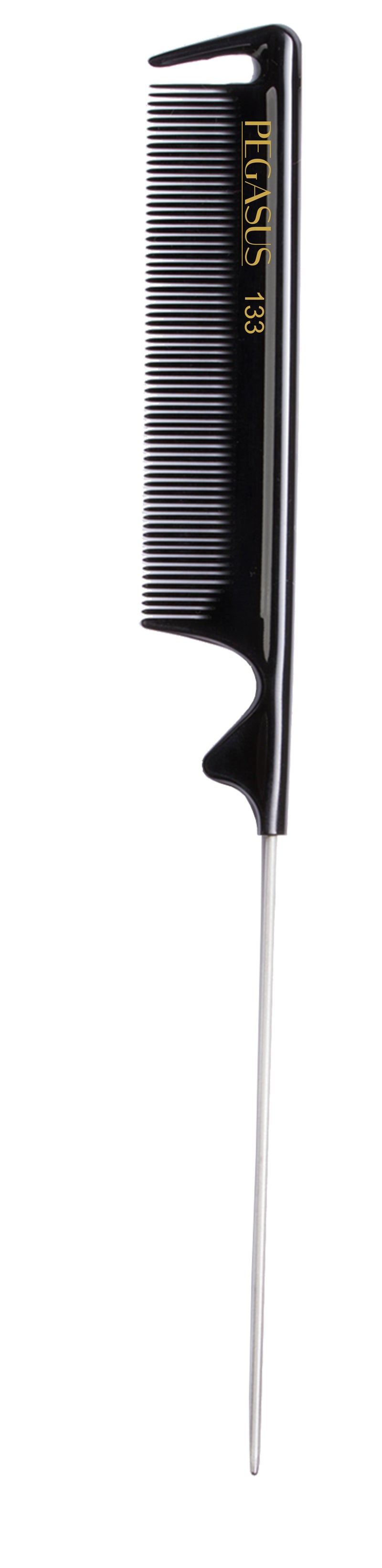 Pegasus Hard Rubber Comb (133) 9.75" Pin Tail Comb
