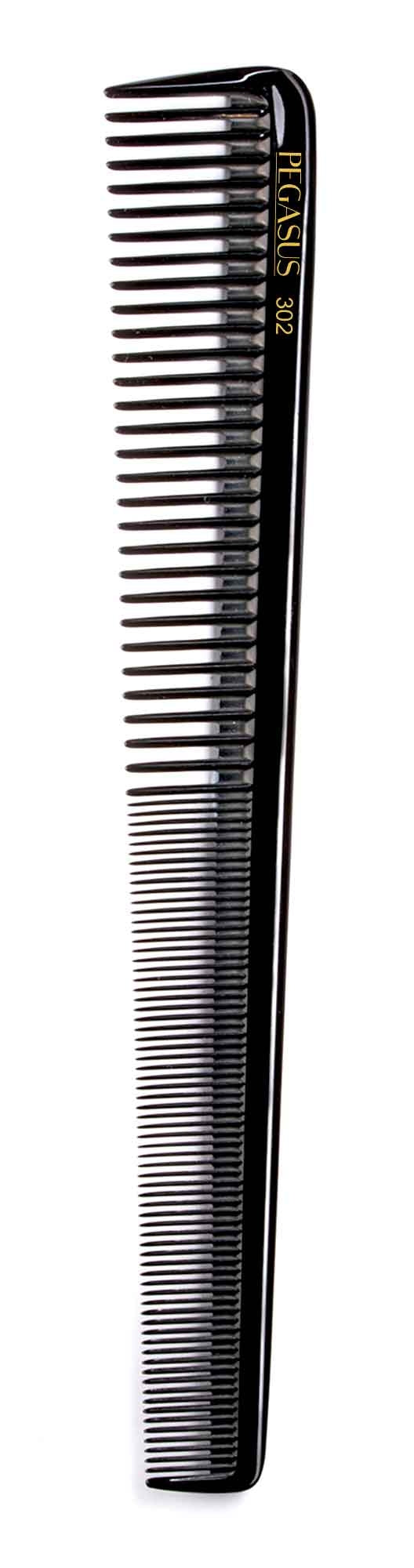 Pegasus Hard Rubber Comb (302) 7.5" Barber Comb