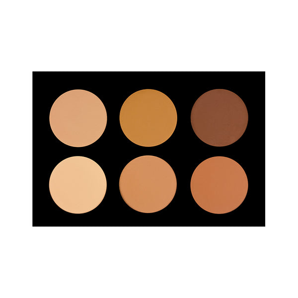 Crown PRO 6 Color Pressed Powder Foundation 6PPF