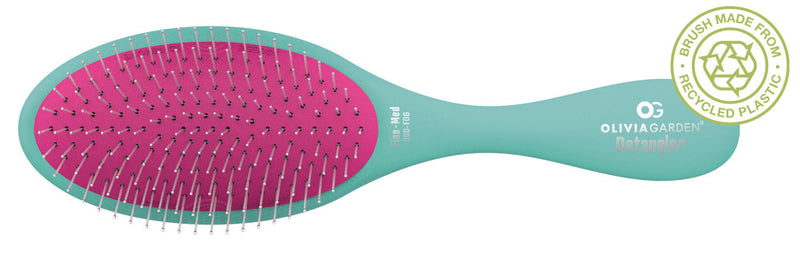 Olivia Garden Recycled OG Detangling Brush Collection for Fine-Medium Hair